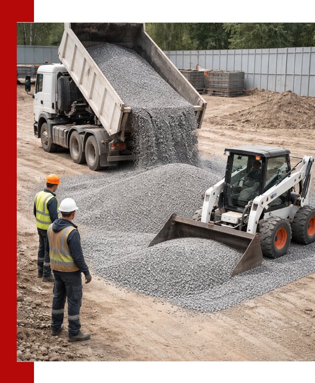 Доставка и продажа гранитного щебня фракции 0-5 в Мурманске