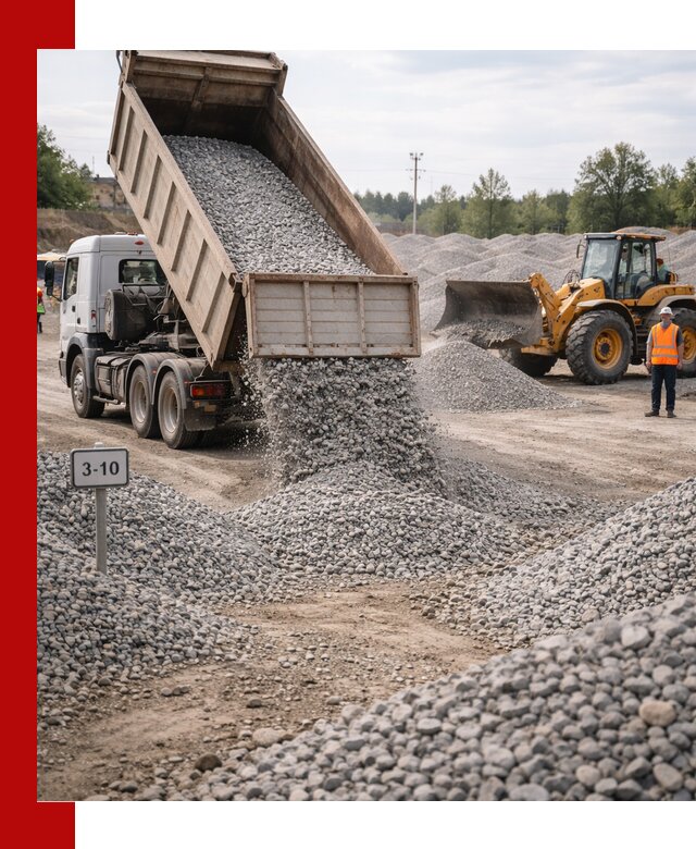 Гранитный щебень фракции 3–10: доставка и продажа в Мурманске