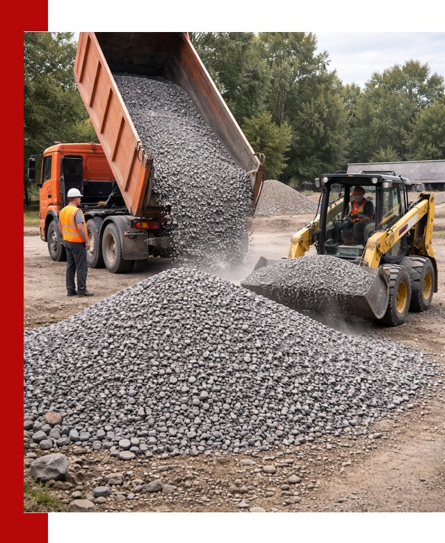 Купить гранитный щебень фракции 5–10 в Мурманске с доставкой