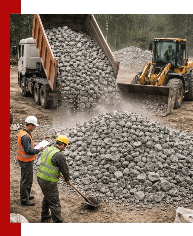 Гранитный щебень фракция 70-150 доставка в Мурманске