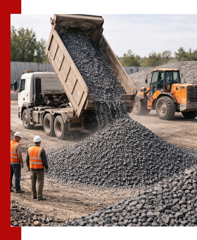 Доставка и продажа щебня габбро-диабаза в Мурманске