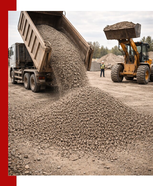 Гравийный щебень фракция 3–10 с доставкой в Мурманске