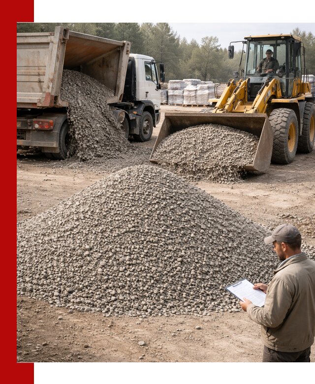 Гравийный щебень фракция 5–10 с доставкой в Мурманске