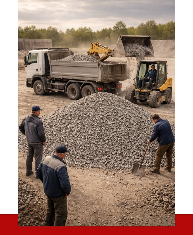 Гравийный щебень фракция 5-20 в Мурманске от 2468 р. ПРОНЕРУДМрм
