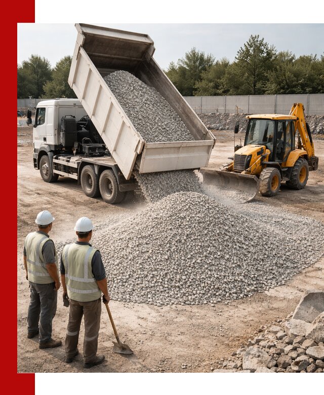 Купить известняковый щебень фракции 5–10 мм с доставкой в Мурманске