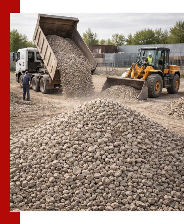 Доломитовый щебень фракции 20–41 с доставкой в Мурманске