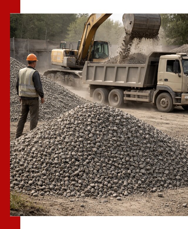 Шлаковый щебень фракция 5-20 с доставкой в Мурманске