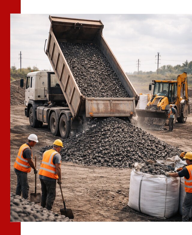 Шлаковый щебень фракция 40-70 с доставкой в Мурманске