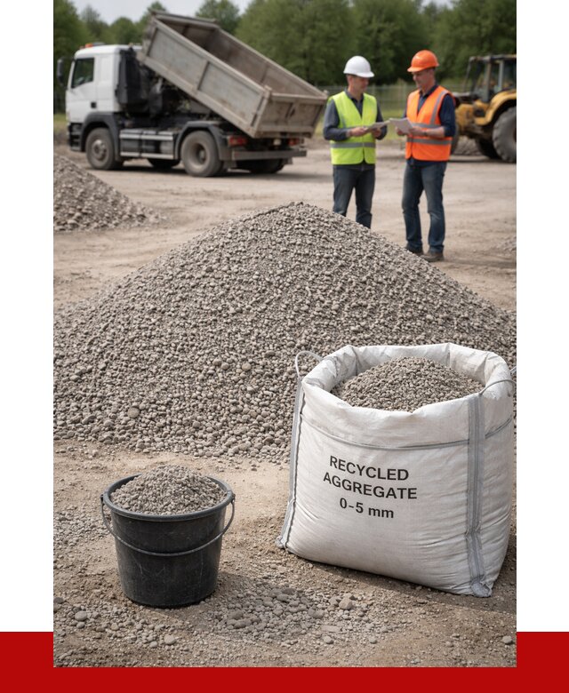 Вторичный щебень фракция 0-5 в Мурманске от 1645 р. ПРОНЕРУДМрм