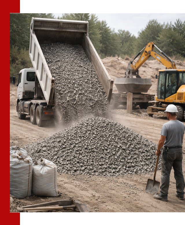 Доставка и продажа бетонного щебня в Мурманске