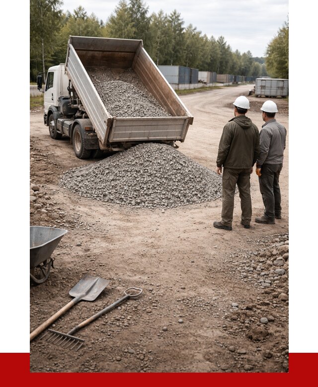 Бетонный щебень фракция 5-20 в Мурманске от 3290 р., ПРОНЕРУДМрм