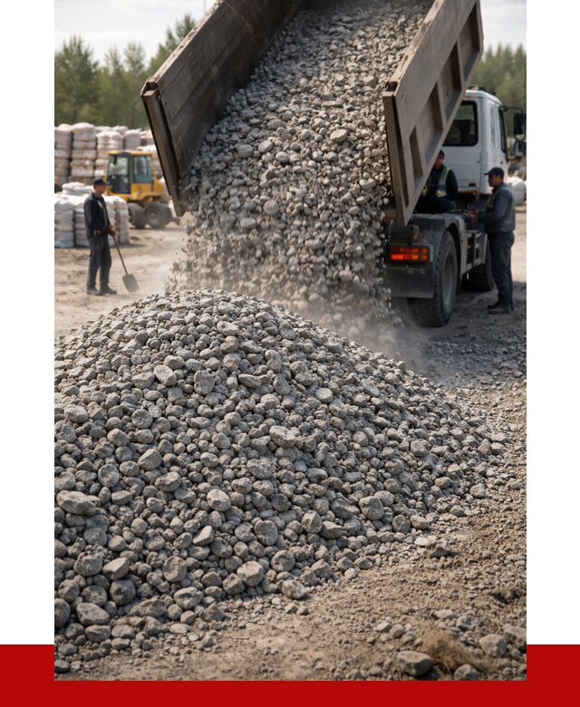 Бетонный щебень фракция 40-70 в Мурманске от 1851 р. ПРОНЕРУДМрм