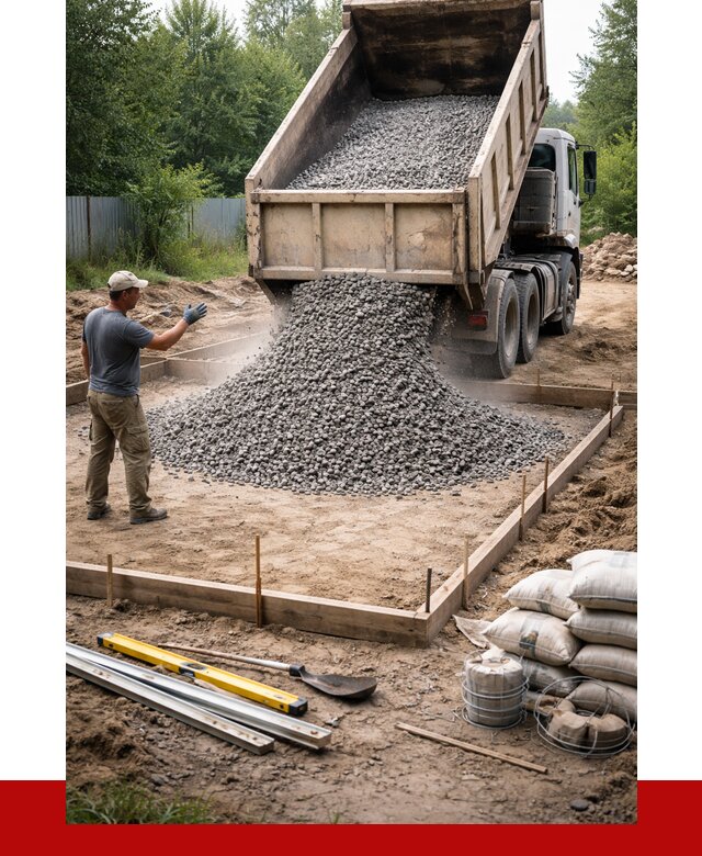Купить щебень для фундамента в Мурманске от 4627 р. | ПРОНЕРУДМрм