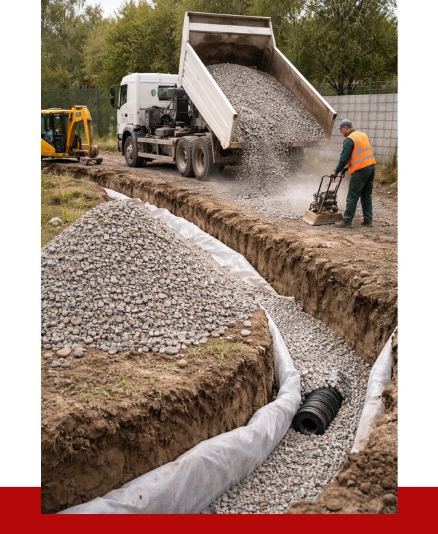 Щебень для дренажа в Мурманске от 1902 р., ПРОНЕРУДМрм доставка