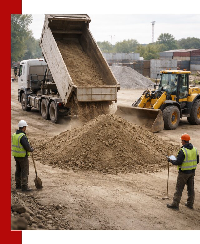 Доставка и продажа пескогрунта оптом и в розницу в Мурманске