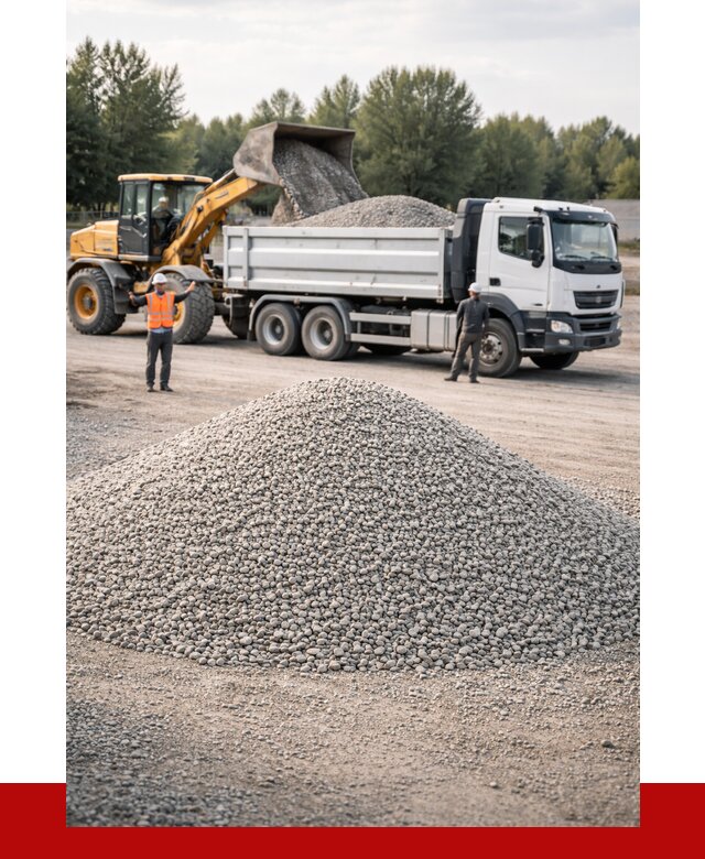 Купить мытый гравий в Мурманске от 3599 р, доставка ПРОНЕРУДМрм