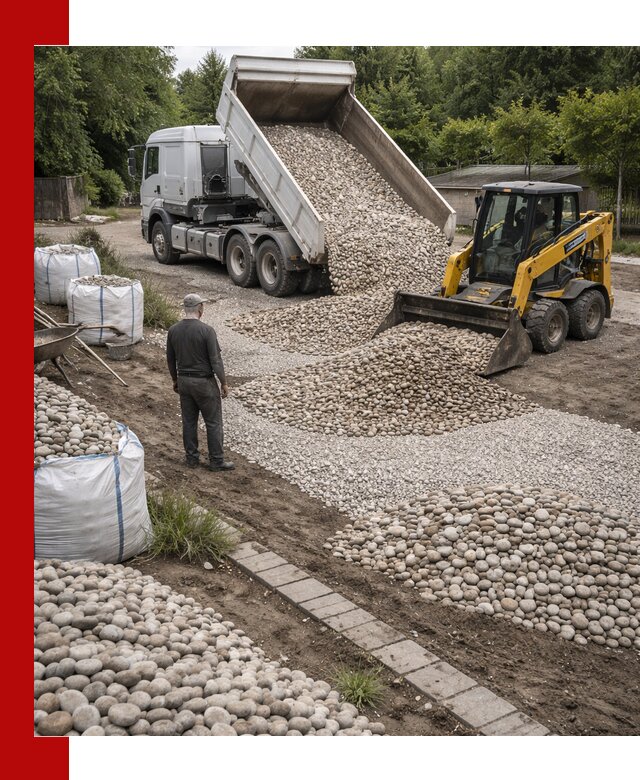 Доставка морской гальки оптом и в розницу в Мурманске