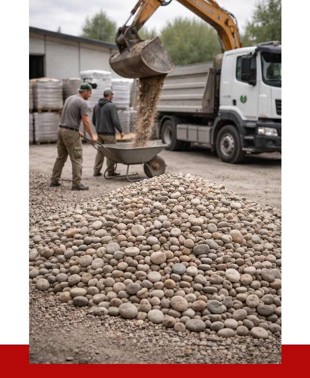 Галька декоративная в Мурманске от 3290 р. за куб | ПРОНЕРУДМрм