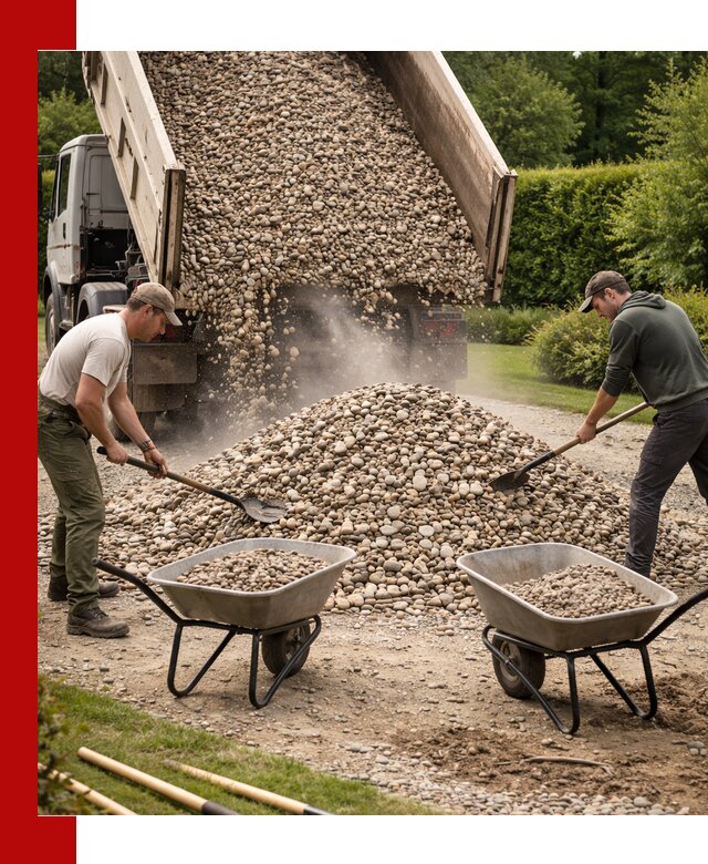 Доставка и продажа декоративной гальки в Мурманске