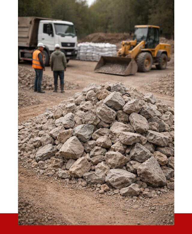 Купить бутовый камень с доставкой в Мурманске от 2365 р. | ПРОНЕРУДМрм