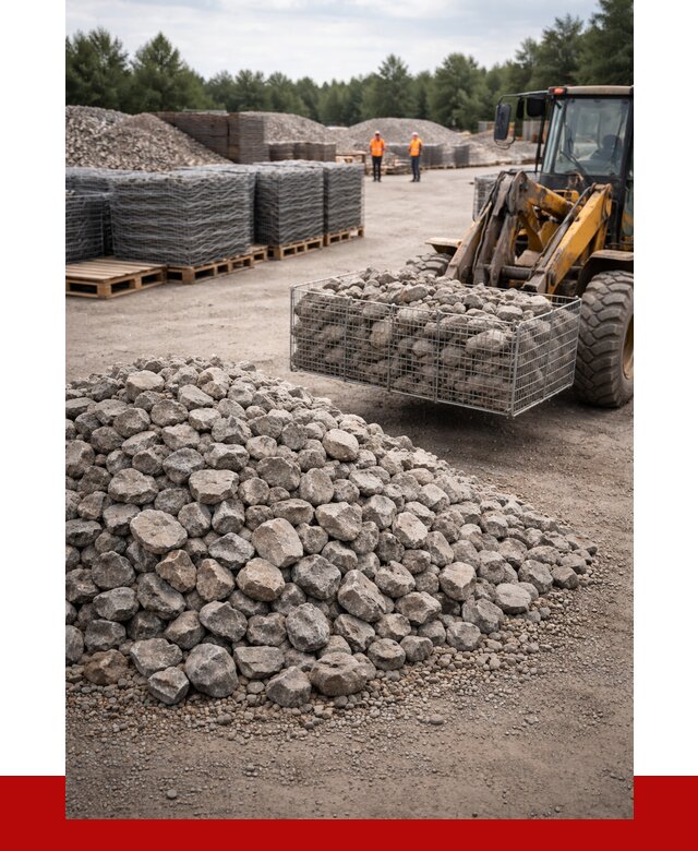 Камень для габионов фракция 70-150 в Мурманске от 4318 р. | ПРОНЕРУДМрм