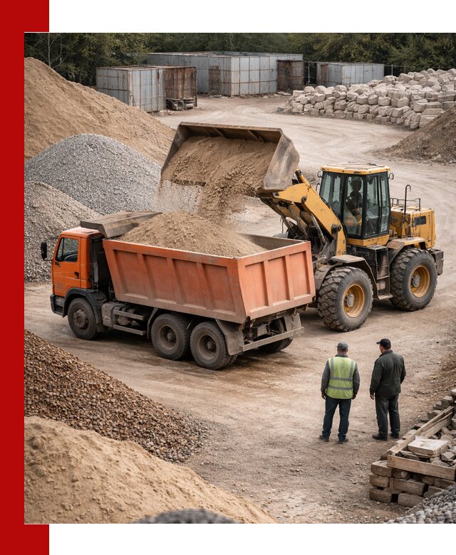 Доставка сыпучих смесей и смесей для стройки в Мурманске