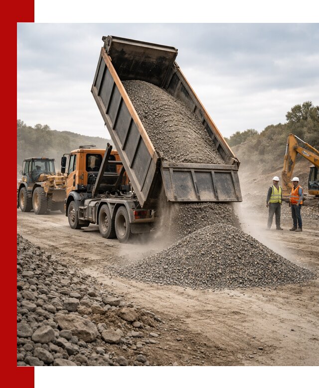 Щебёночно-песчаная смесь ЩПС С1 с доставкой в Мурманске