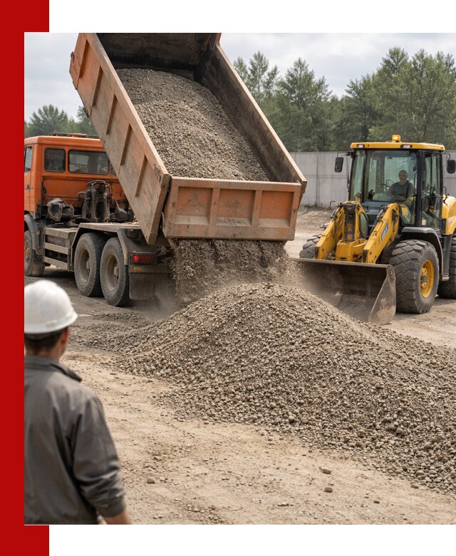 Доставка щпс С8 самосвалами в Мурманске от производителя