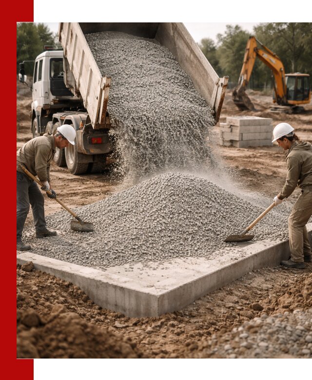 Доставка и продажа отсева для бетона в Мурманске