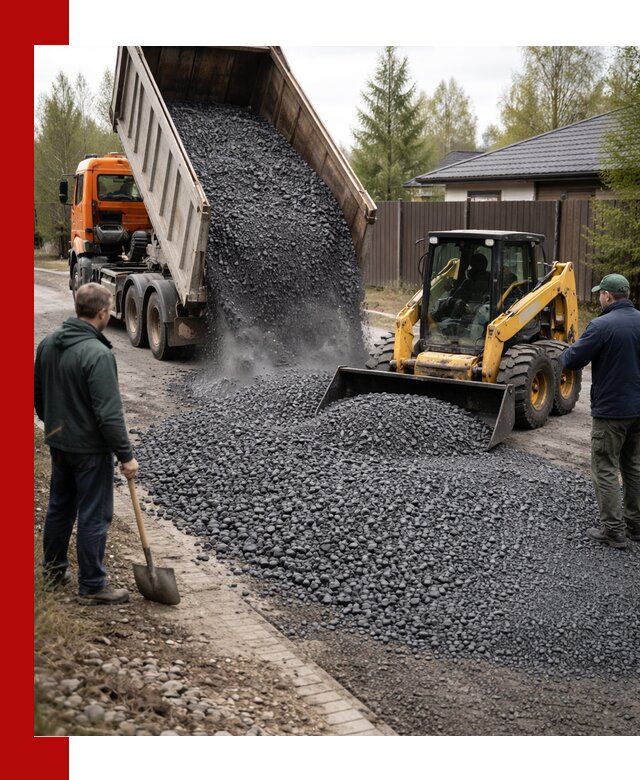 Крошка габбро с доставкой в Мурманске для строительных работ