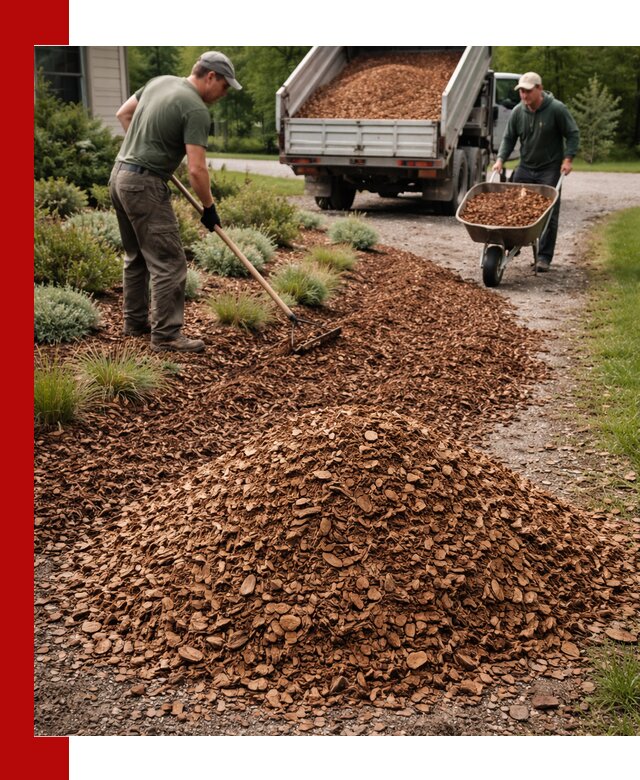 Крошка для мульчирования с доставкой в Мурманске