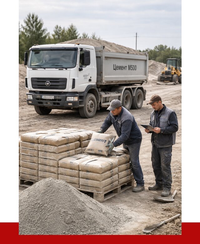 Купить цемент м500 с доставкой в Мурманске от 5347 р. | ПРОНЕРУДМрм