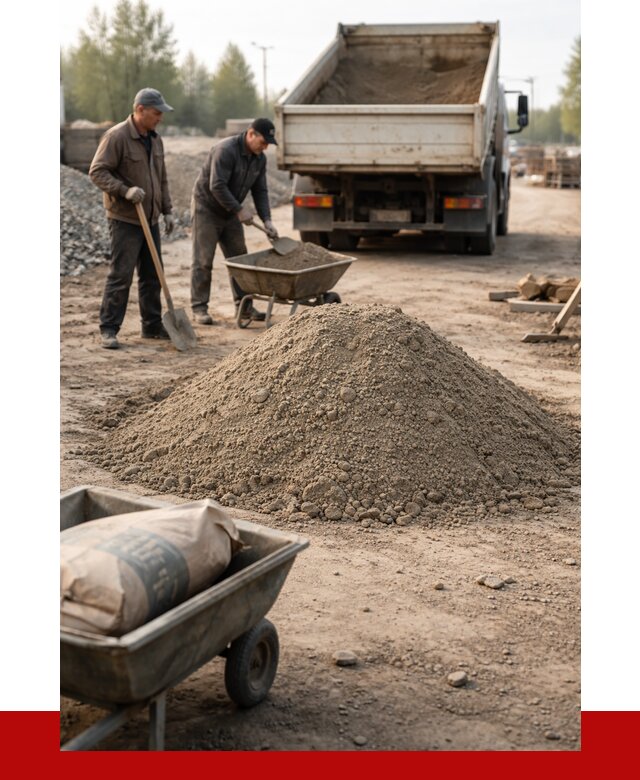 Цементно-песчаная смесь М150 в Мурманске от 4833 р. | ПРОНЕРУДМрм