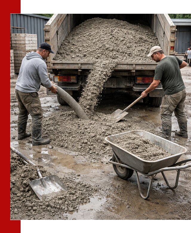 Цементно-песчаная смесь М150 доставка в Мурманске