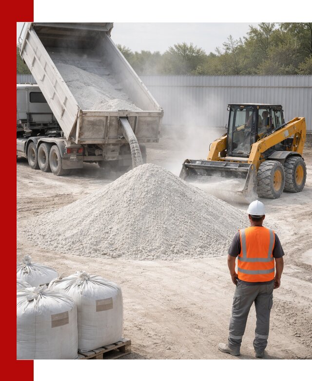 Доставка и продажа известняковой муки в Мурманске