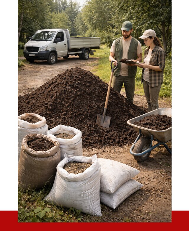 Купить грунт с доставкой в Мурманске от 4627 р. за м3 | ПРОНЕРУДМрм