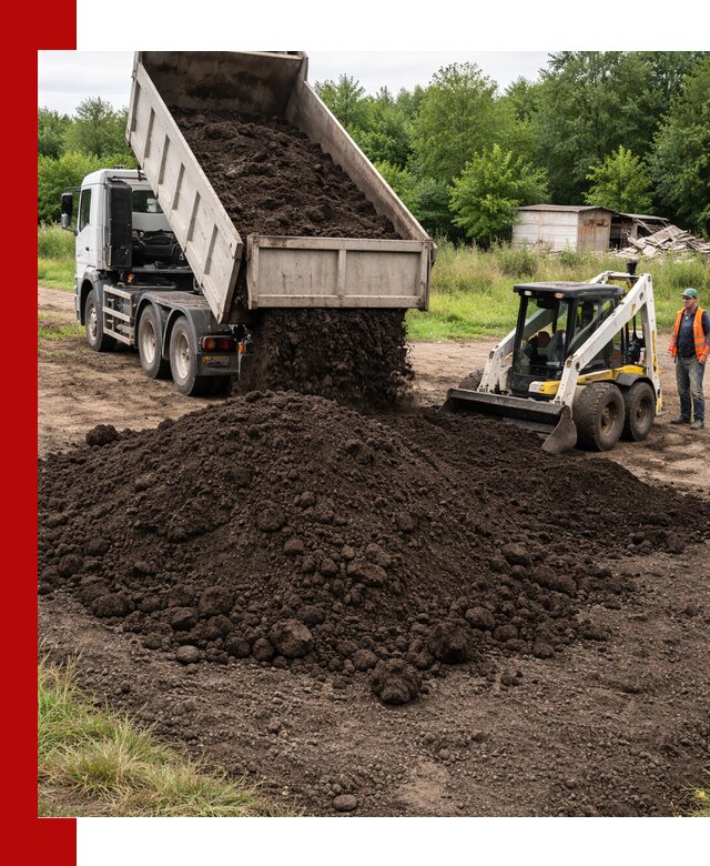 Поставка плодородной земли с доставкой самосвалом в Мурманске