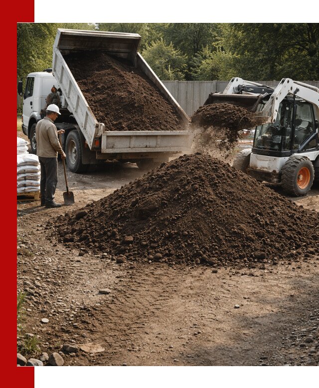 Доставка растительного грунта в Мурманске от производителя оптом и в розницу