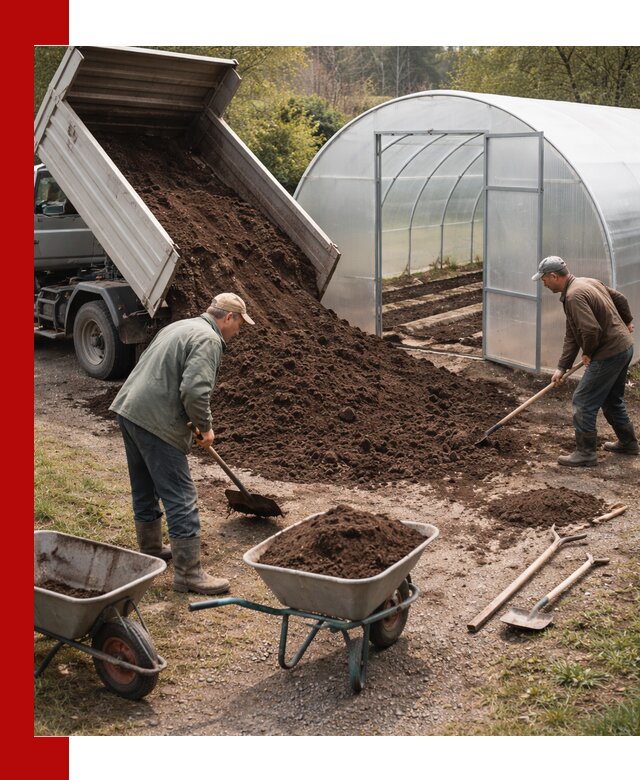 Грунт для теплицы с доставкой в Мурманске — плодородный субстрат под растения