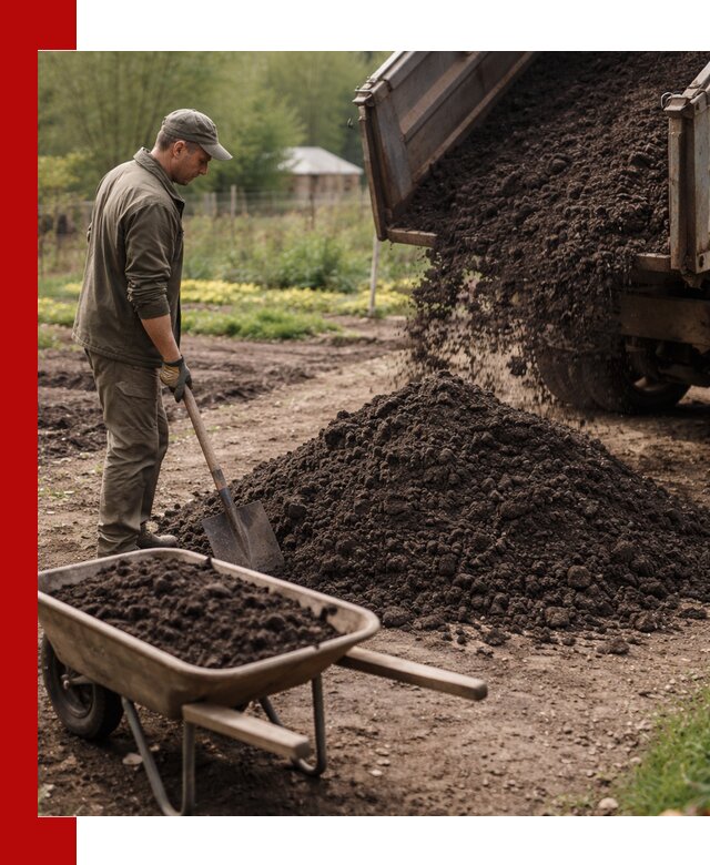 Доставка качественной земли для огорода в Мурманске