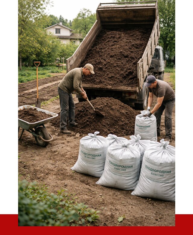Плодородная смесь в Мурманске от 4318 р./куб с доставкой | ПРОНЕРУДМрм