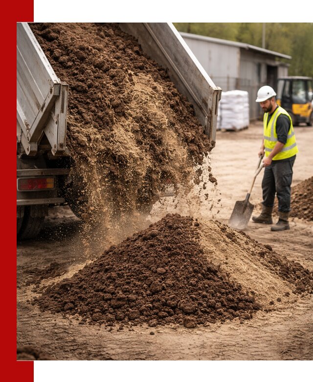 Доставка торфо-песчаной смеси в Мурманске для строительства и озеленения