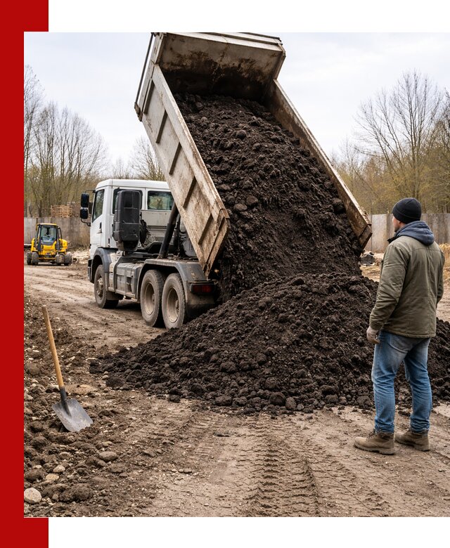 Доставка чернозема навалом в Мурманске быстро и выгодно