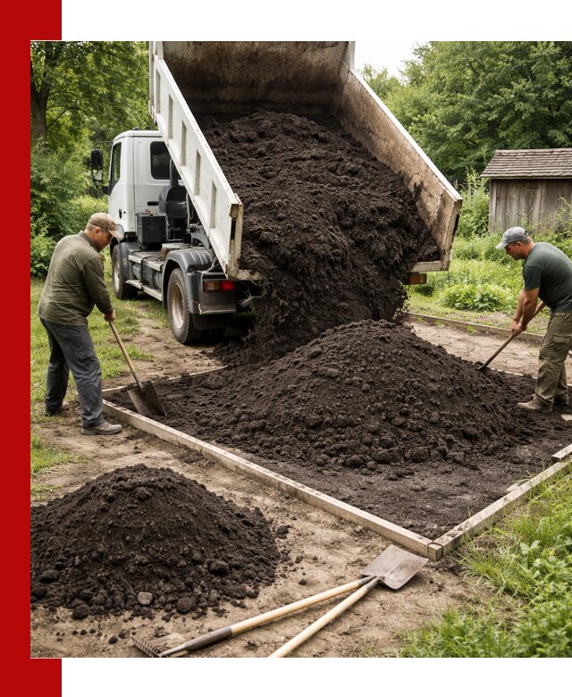 Купить чистый чернозем для огорода с доставкой в Мурманске