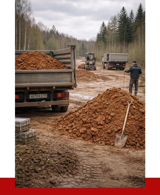 Глина и суглинки в Мурманске от 4627 р. за куб | ПРОНЕРУДМрм