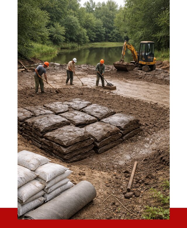 Купить глину для пруда в Мурманске от 4627 р. с доставкой | ПРОНЕРУДМрм