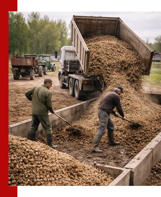 Куриный помет с доставкой в Мурманске оптом и в розницу