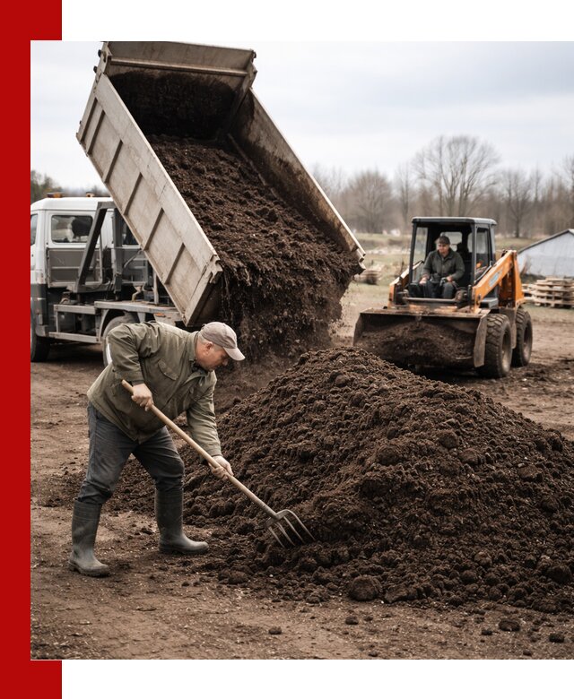 Доставка и продажа перегноя в Мурманске быстро и дешево