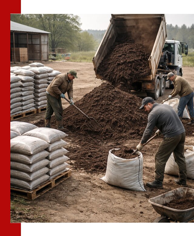 Доставка компоста оптом и в розницу в Мурманске