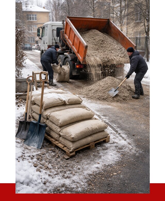 Противогололедные материалы оптом в Мурманске от 4318 р. | ПРОНЕРУДМрм